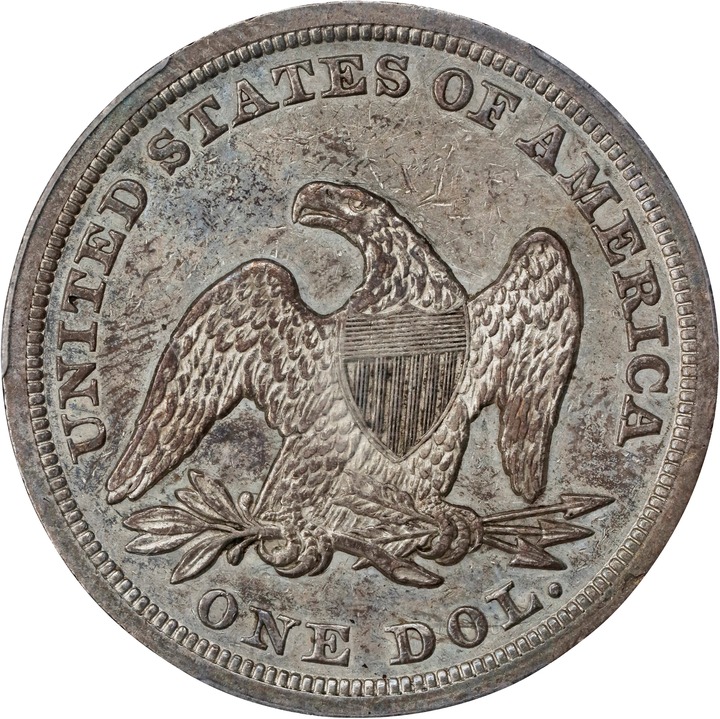 1848 $1 MS60 CAC thumbnail 21