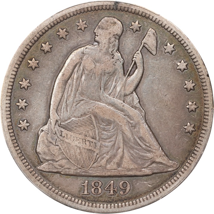1849 $1 VG10 thumbnail 12