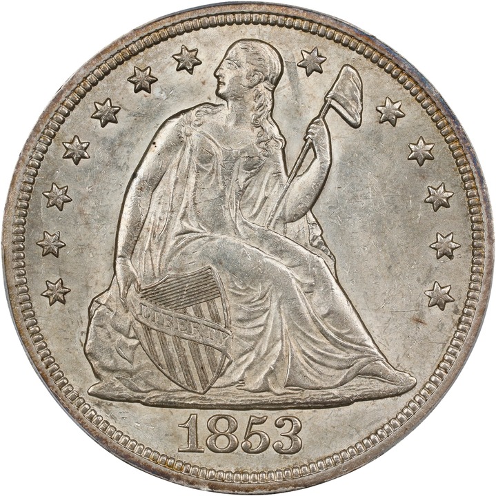 1853 $1 MS65 thumbnail 14