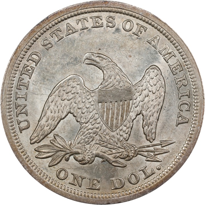 1853 $1 MS65 thumbnail 15
