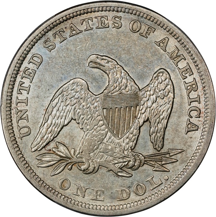 1856 $1 AU55 thumbnail 6