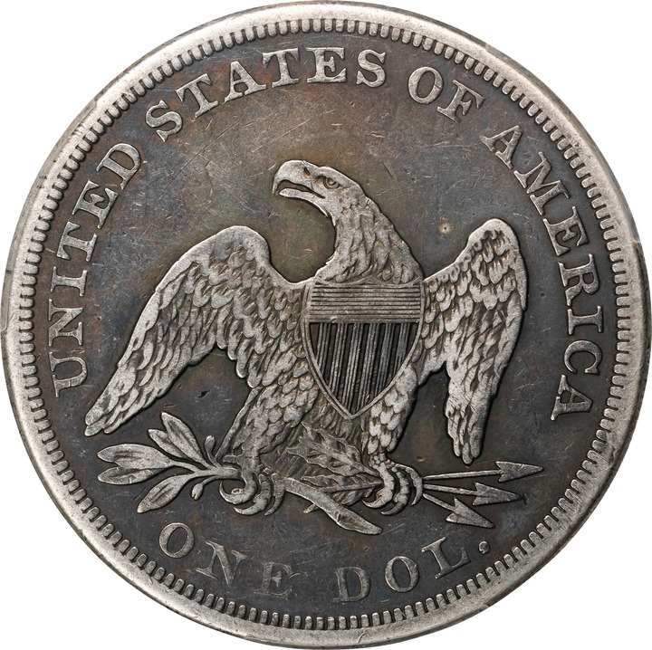 1857 $1 VF20 thumbnail 2