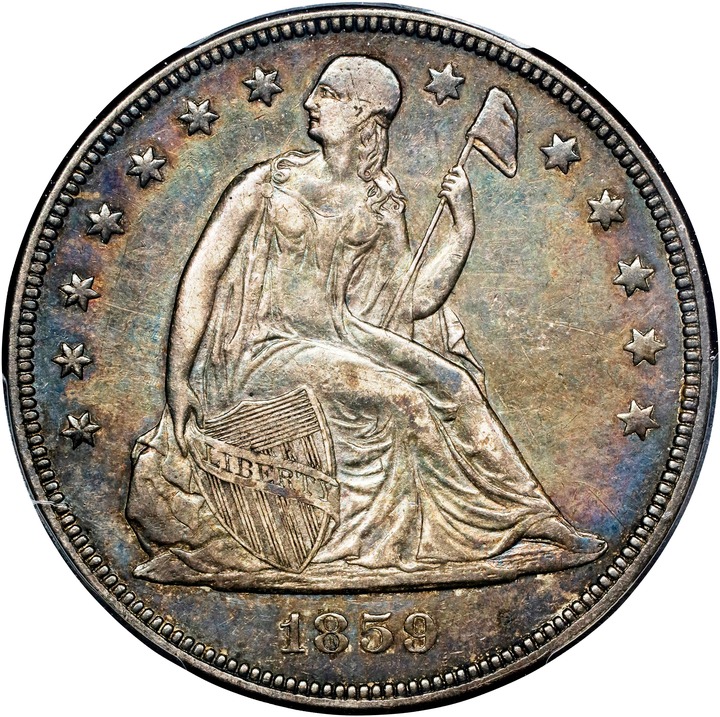 1859 $1 MS65 thumbnail 23