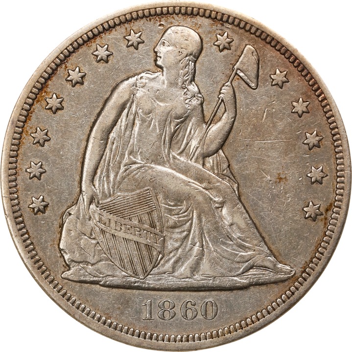 Image for 1860-O $1 XF45