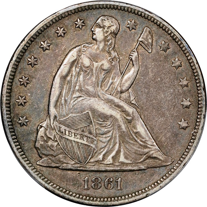 1861 $1 AG3 CAC thumbnail 21