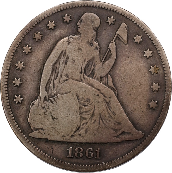 Image for 1861 $1 VG8