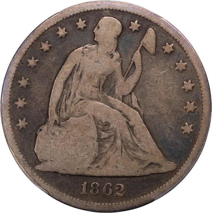 1862 $1 VG10 thumbnail 3