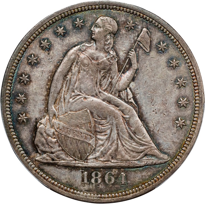 Image for 1864 $1 AU53