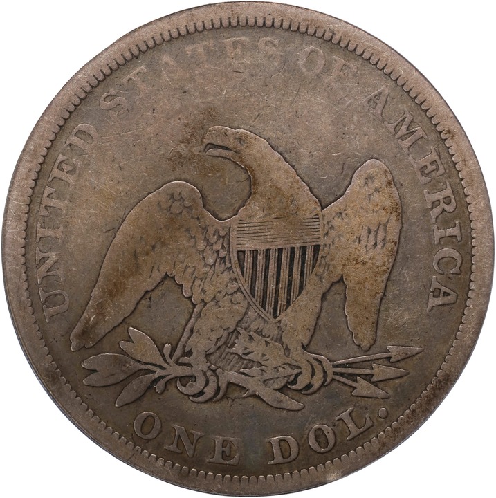 1865 $1 AG3 CAC thumbnail 6