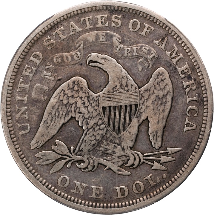 1866 $1 AG2 CAC thumbnail 12