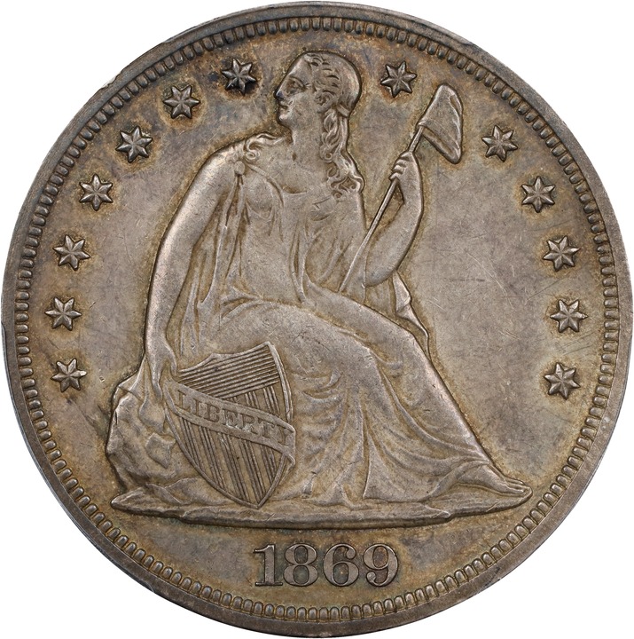 Image for 1869 $1 MS60