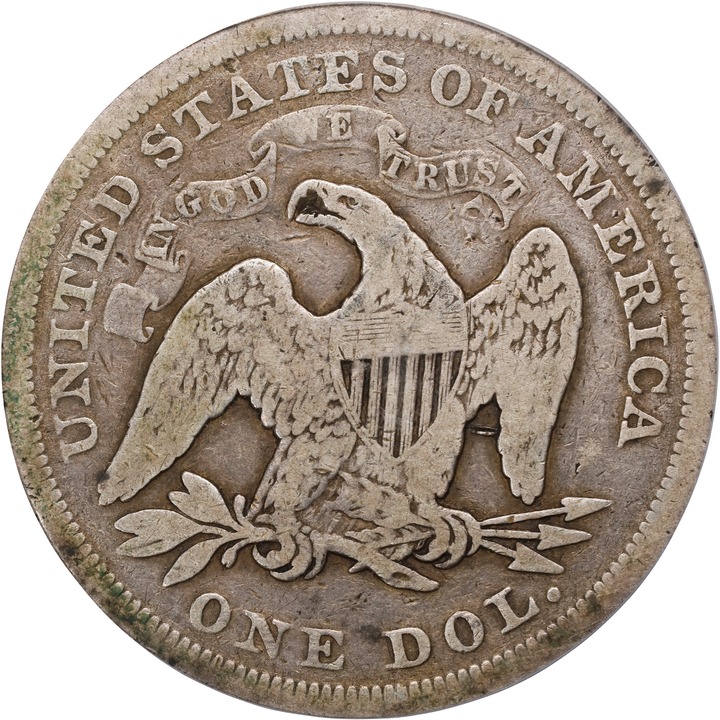 1869 $1 AG2 CAC thumbnail 7