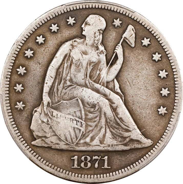 Image for 1871-CC $1 F15