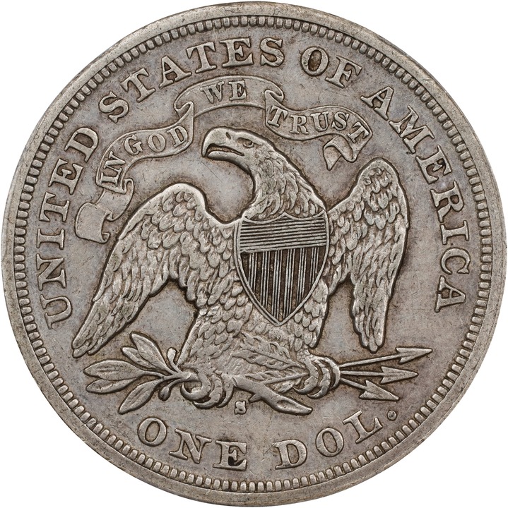 1872-S $1 MS64 thumbnail 24