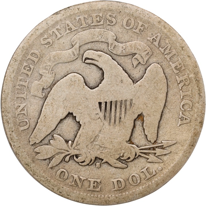 1872-S $1 G4 CAC thumbnail 2