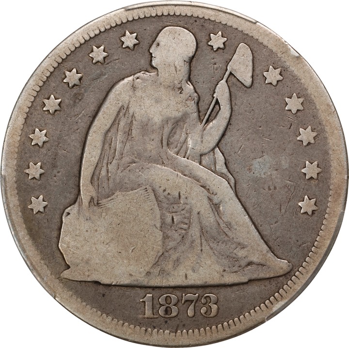 Image for 1873 $1  Seated Liberty G6 CAC
