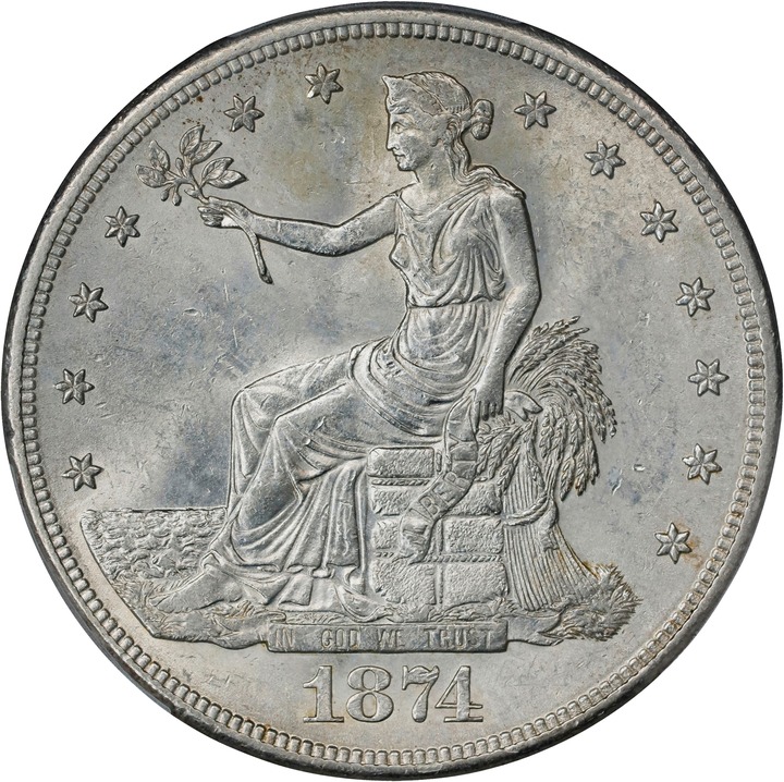 Image for 1874-S Trade$ MS63