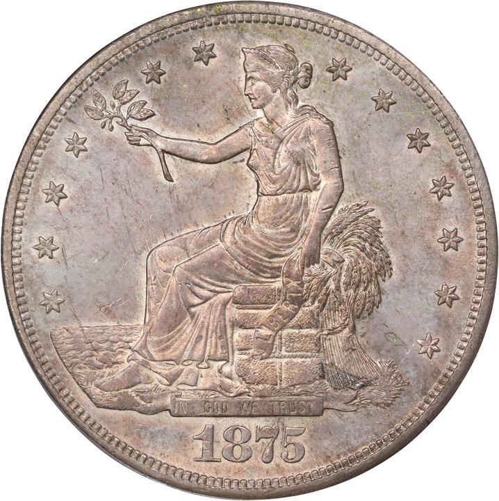 Image for 1875-S/CC Trade$ MS63 CAC