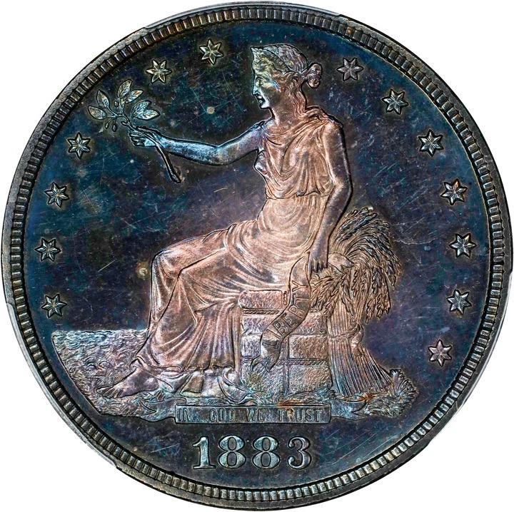Image for 1883 Trade$ PR64 CAC