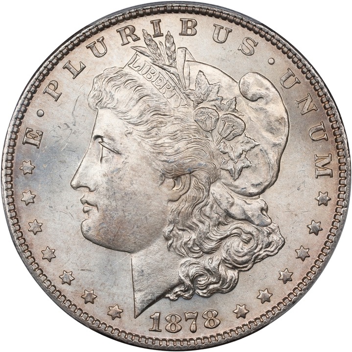 1878 7/8TF $1  Weak MS66 thumbnail 3