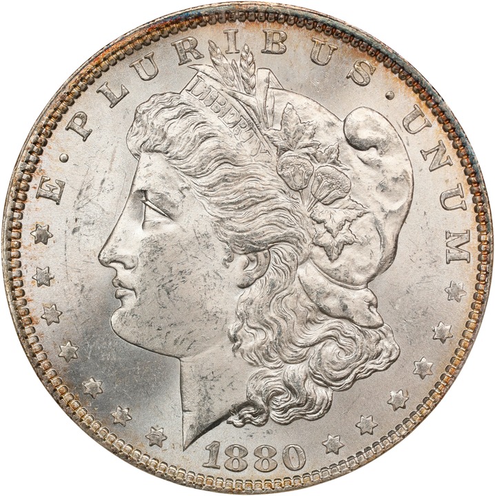 1880 $1 VG10 CAC thumbnail 23