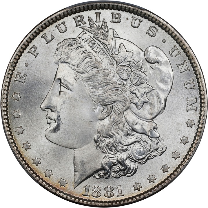 1881 $1 MS65 thumbnail 3