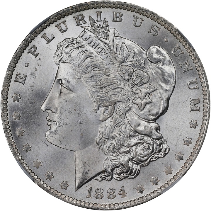 1884-O $1 MS66 thumbnail 3
