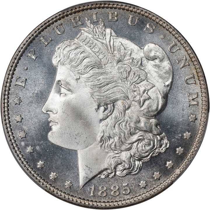 Image for 1885 $1  MS PL MS67 PL CAC