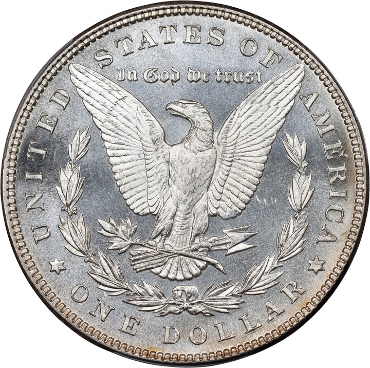 1885 $1  MS PL MS67 PL CAC thumbnail 2