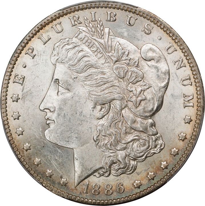 Image for 1886-O $1 MS62 CAC