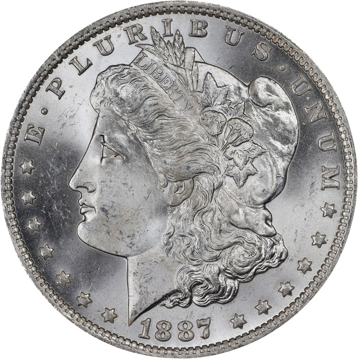 1887-O $1 MS64 CAC thumbnail 3
