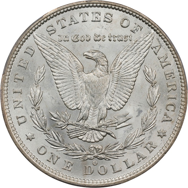 1887/6-O $1 MS64 CAC thumbnail 4