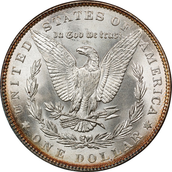 1888 $1 MS66 thumbnail 4