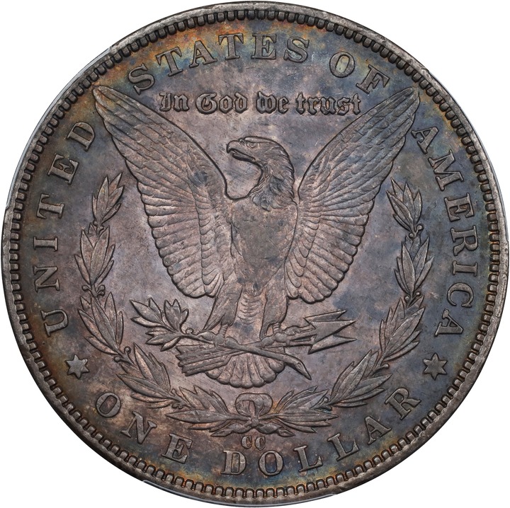 1890-CC $1 AU58 thumbnail 2