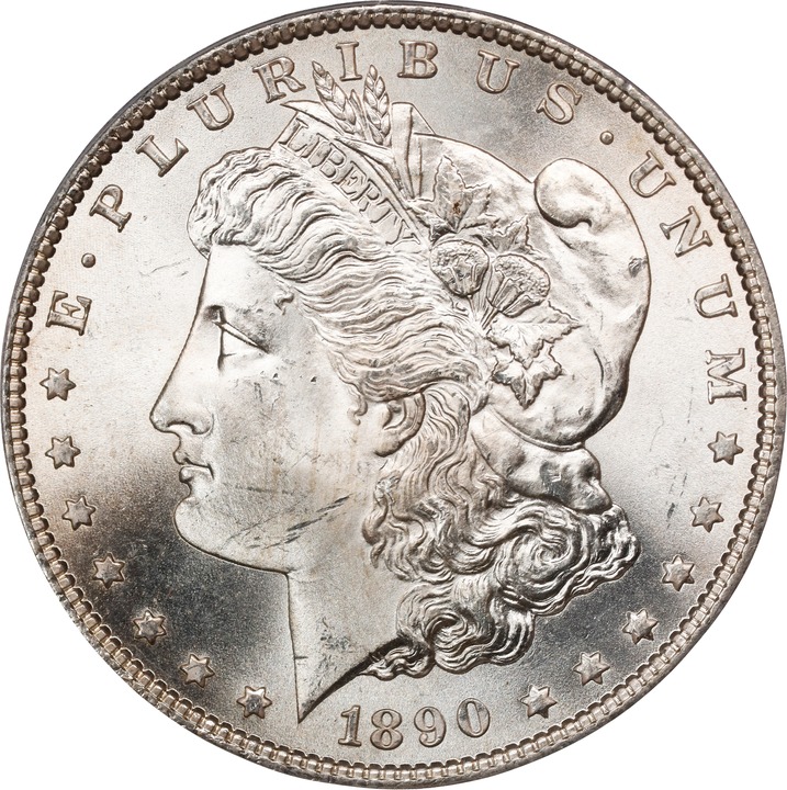 1890-S $1 MS65 CAC thumbnail 3