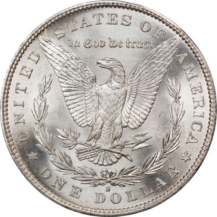 1890-S $1 MS65 CAC thumbnail 4