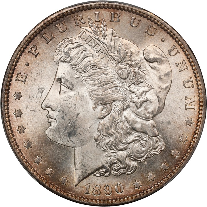 1890-S $1 MS63 CAC thumbnail 3