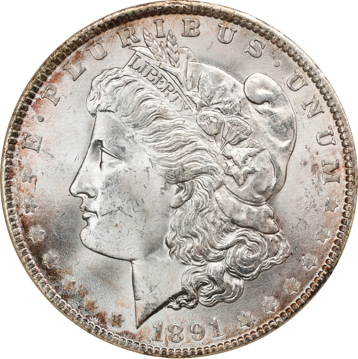 1891 $1 MS64 thumbnail 3