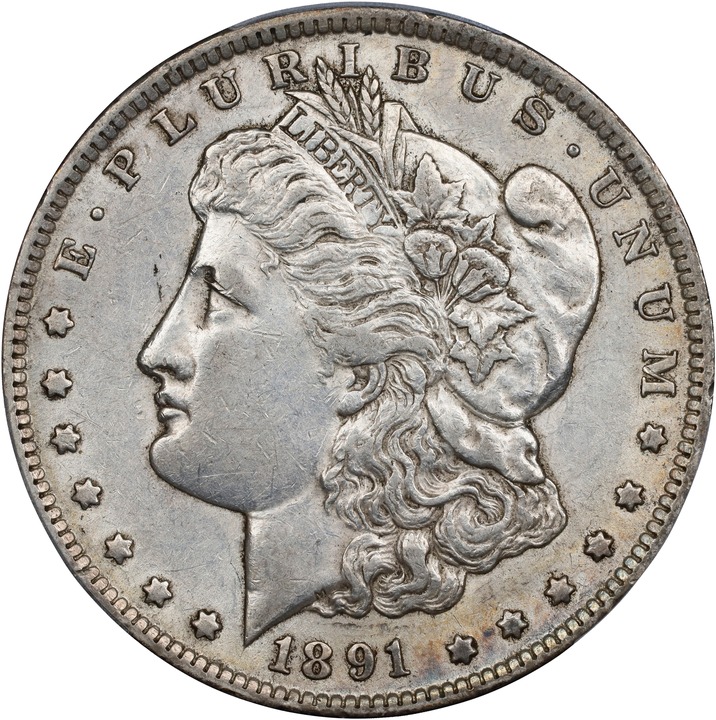 Image for 1891-CC $1 AU50 CAC