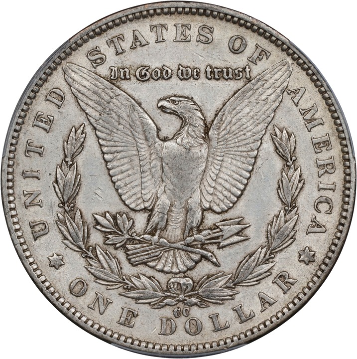 1891-CC $1 AU50 CAC thumbnail 2