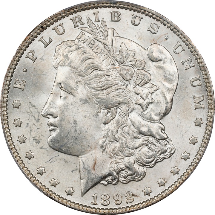 1892 $1 MS63 thumbnail 3