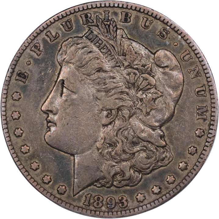Image for 1893-CC $1 VF35 CAC