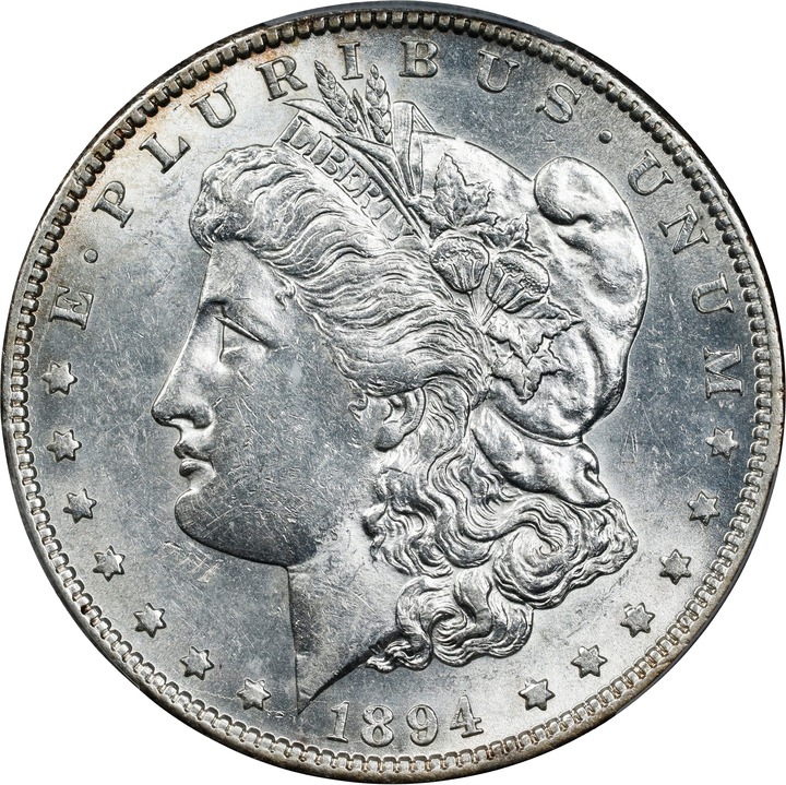 Image for 1894-S $1 AU58