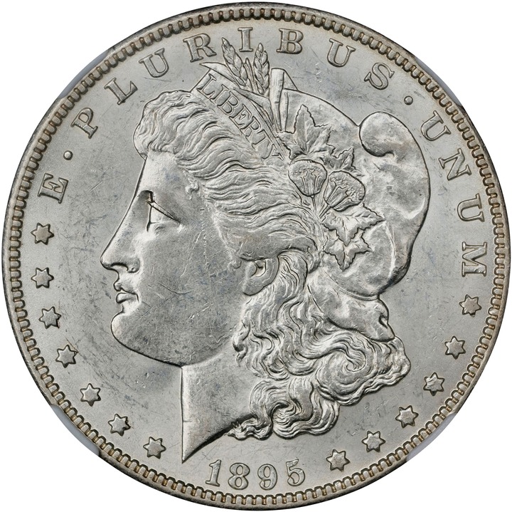 1895-O $1 MS60 thumbnail 3