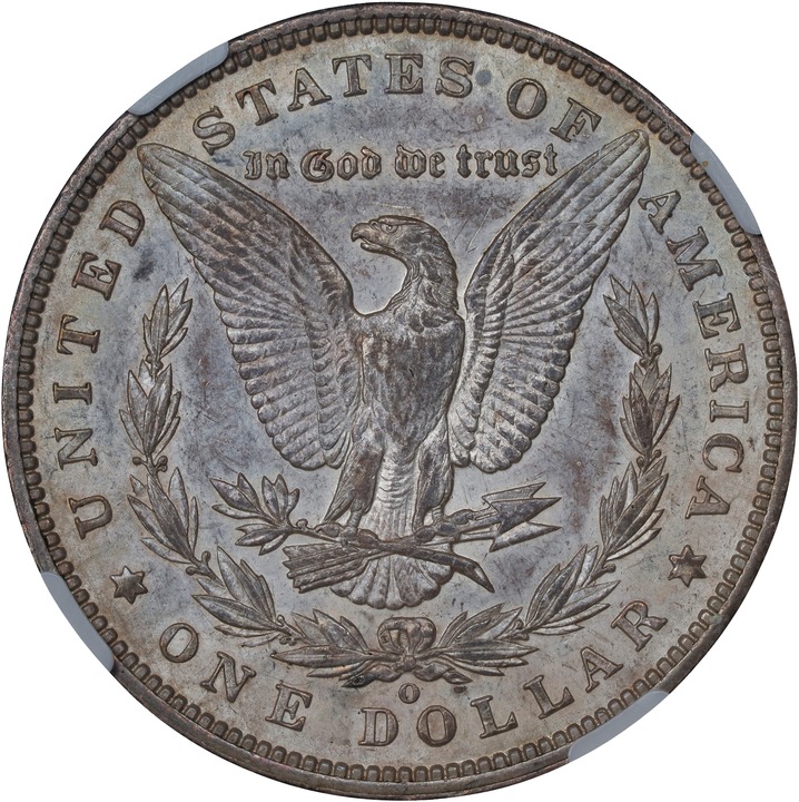 1896-O $1 AU58 CAC thumbnail 2