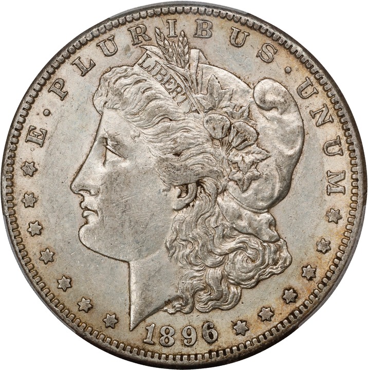 Image for 1896-S $1 AU50