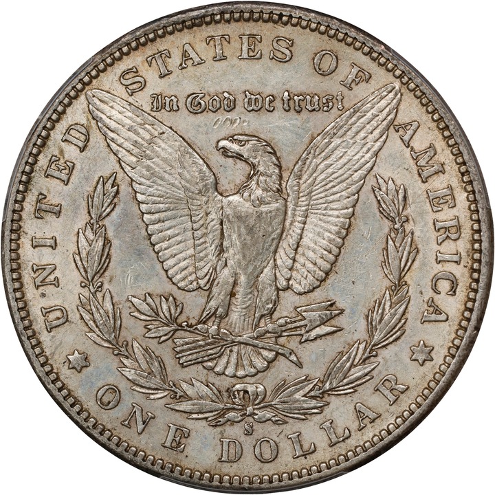 1896-S $1 AU50 thumbnail 2