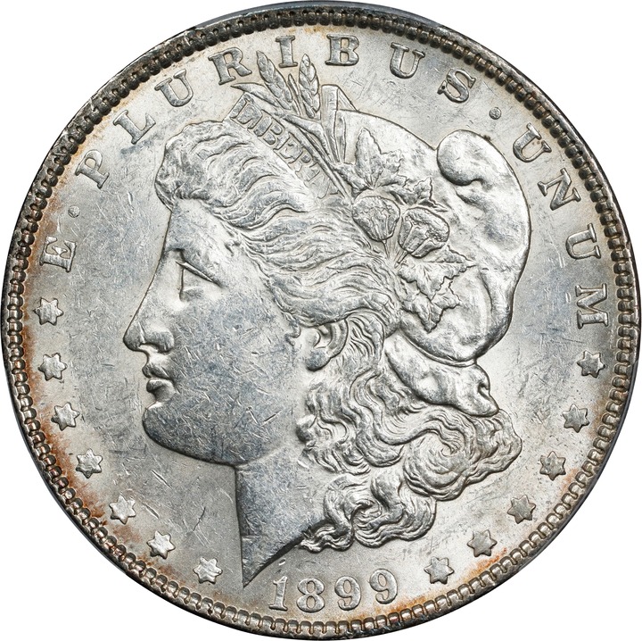 Image for 1899 $1 AU58