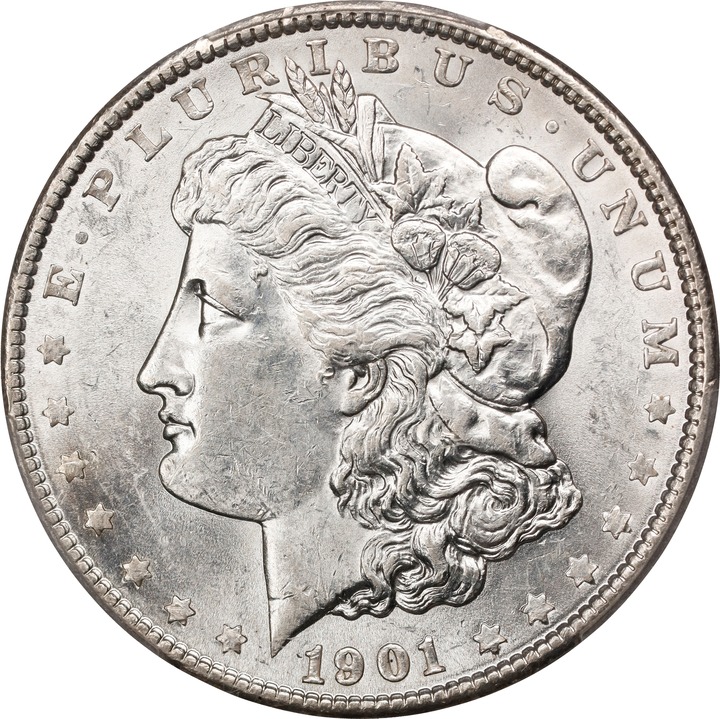 1901 $1 AU50 CAC thumbnail 23