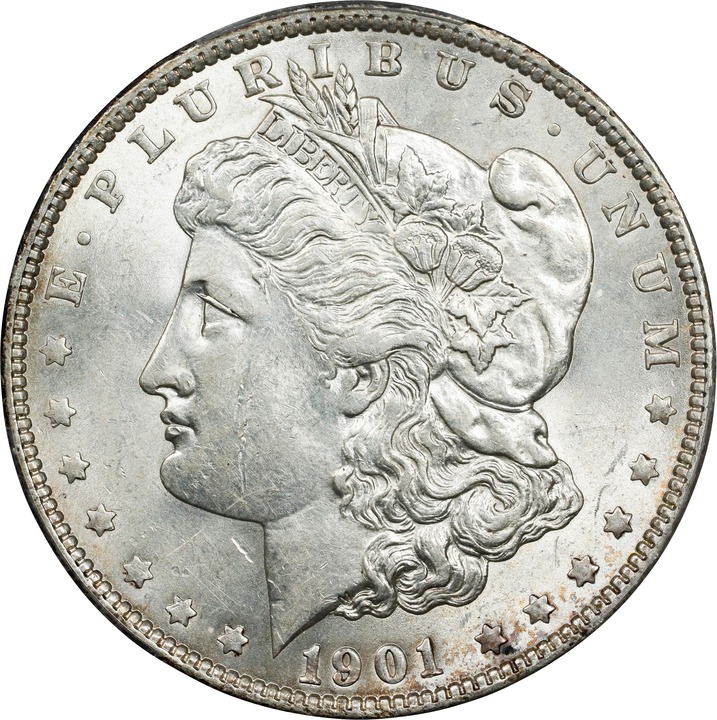 1901 $1 AU50 CAC thumbnail 25